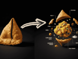 Cinematic food animation using AI